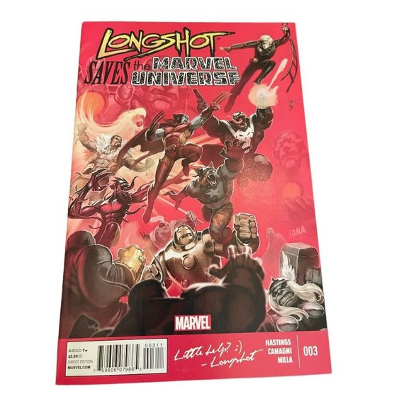 Longshot Saves The Marvel Universe #3 2014 Hastings Camagni Milla Comic - Picture 8 of 9